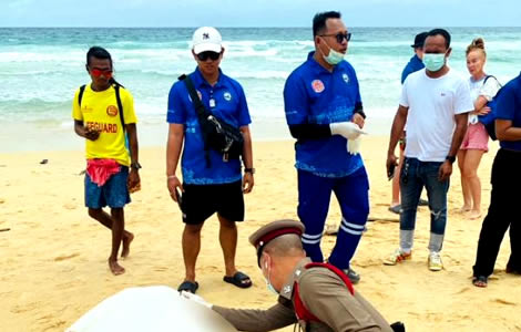 48 year old Russian tourist drowns swimming off Karon Beach with red flags raised warning of danger