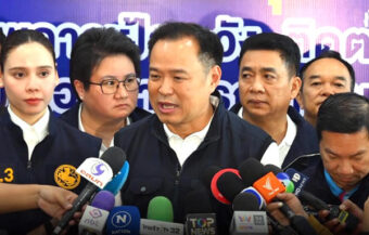 Anutin rules out Interior Ministry move. No one has broached cabinet reshuffle yet. Ready for opposition