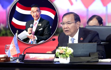 Cambodian FM appeals to Thailand’s Foreign Minister to let the border dispute be decided in The Hague