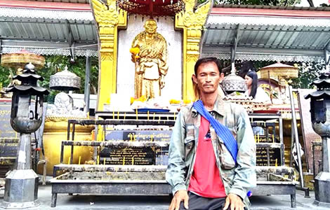 Cannabis ghost back to life after finishing quest to Chiang Mai. Piya reclaimed his life from the drug