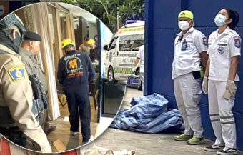 Chinese tourist falls to his death from 21st floor Pattaya hotel room on Sunday. Foul play ruled out in police probe