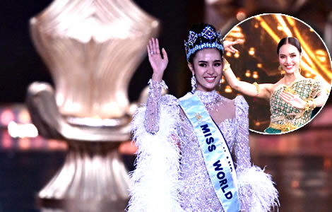 Kingdom celebrates some rare good news. Beautiful yet determined young Thai woman is crowned Miss World