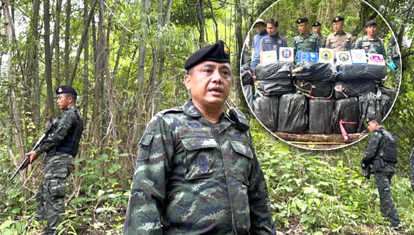 Two drug mules in drug party killed by Thai armed forces on the Myanmar border. 4.8 million pills seized