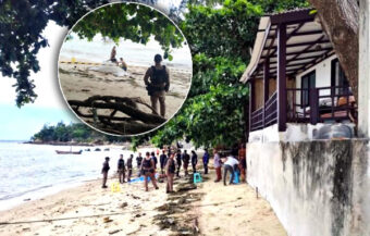 UK woman found dead on Koh Phangan early Tuesday in underwear on quiet beach. Drowning suspected