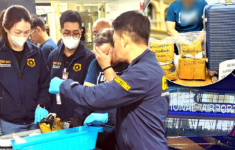 3rd western tourist arrested smuggling heroin out of Thailand. This time, an American at Phuket Airport