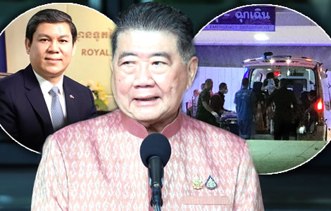 Acting PM and military top brass respond decisively to send landmine incident as Thai soldier loses leg