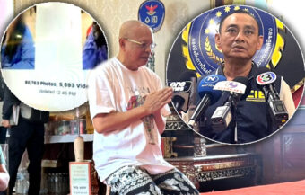 Femme fatale hands over explicit photos and videos which show her having sex with at least 8 top monks