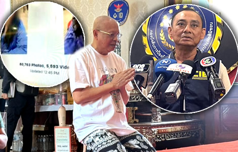 Femme fatale hands over explicit photos and videos which shows her having sex with at least 8 top monks
