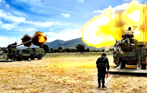 Hot War rages on the Thai Cambodian border with Cambodian troops on the offensive in the Chong Bok area