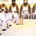 New cabinet members solemn oath-taking ceremony before the King and Queen at the Dusit Palace