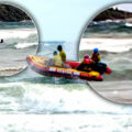 Phuket lifeguards strike back this week against the terrible beauty of the seas, saving two young lives