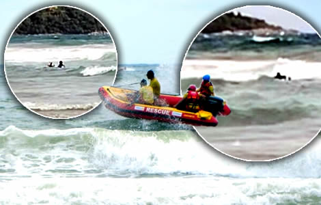 Phuket lifeguards strike back this week against the terrible beauty of the seas saving two young lives