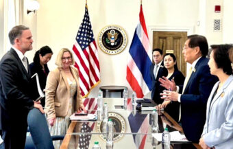 Thailand strikes out at efforts to clinch a US tariff deal. Finance Minister Pichai now on the way home, not giving up