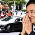 Thaksin appears before Criminal Court in lèse-majesté case. Lawyer afterwards expresses optimism
