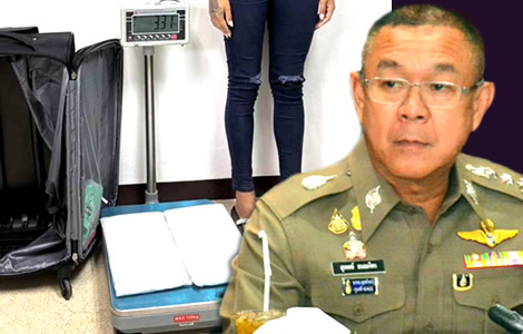 Two more Brazilian drug mules arrested at Koh Samui Airport with ฿20 million worth of hidden cocaine