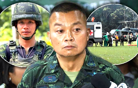 Another Thai soldier loses foot from a new mine planted by Cambodia. Army commanders planning a response