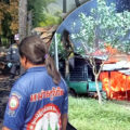 Blind man dies chained to pole inside burning home in Kanchanaburi. Police launch full investigation