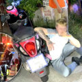 Brit on electric motorbike attacked by angry Pattaya mob after causing serious injury to an innocent Thai woman