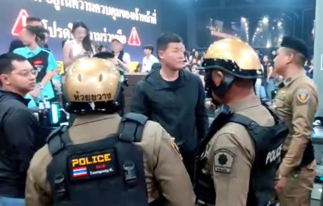 Drugs den popular with Chinese tourists raided and shuttered in Bangkok after midnight raid by police