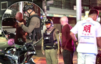 Early morning Pattaya madness dumps UK biker in hot water after obstructing an ambulance rescue