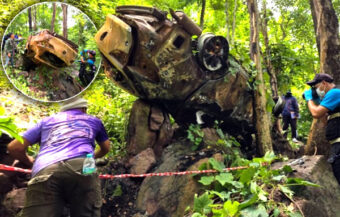 Ghost wreck and skeleton found under crashed truck on a road known as the ‘Death Curve’ in Phitsanulok