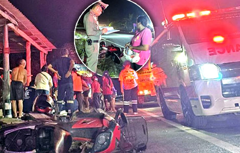 Joy turns to terror and then to death in the blink of an eye on Thailand’s killer roads. Husband dies