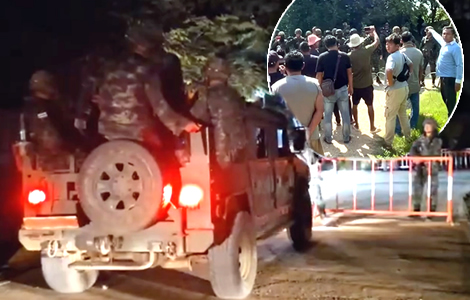 Tensions flare on Cambodian border at Sa Kaeo with locals herded by officials to confront Thai soldiers