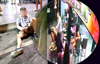 Trouble again flares in Pattaya. Lovesick UK man ends up with a broken wrist after attacking bar girl