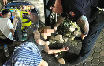 Drunk Norwegian woman caused a scene in Phuket Sunday night leaving husband frantic at their hotel