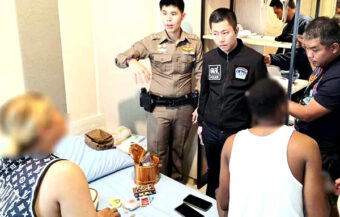 Nigerian and girlfriend who entered Thailand illegally from Laos, set themselves up as cocaine peddlers