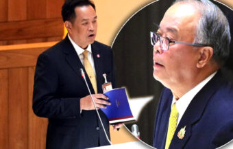 Prime Minister Anutin’s policy statement on Monday mauled by Pheu Thai legal heavyweight Chusak Sirinil