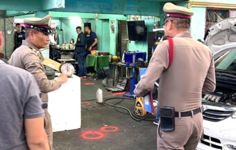Shootout in Samut Prakan over car repair dispute and failed lawsuit which the customer could not accept