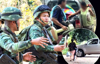 Sisaket locals fled border homes on Tuesday after shooting heard between Thai and Cambodian forces