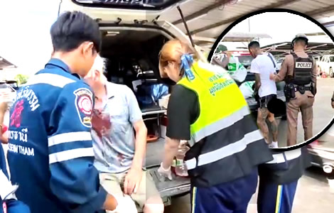 South Korean assaults elderly UK man in Udon Thani for glaring at him during a heated verbal altercation