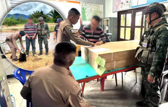 Police arrest Chinese man crossing from Myanmar on Sunday claiming to be a naive scam centre victim