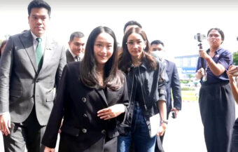 Thaksin visited again on Thursday by daughters as they report he is struggling with his health inside
