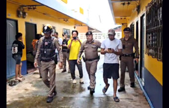 Udon Thani City police arrested a 32 year old Pakistani pervert after he sexually assaulted young woman