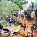 Violence on the Sa Kaeo border with Cambodia as soldiers clash with civilians. Phnom Penh is angry