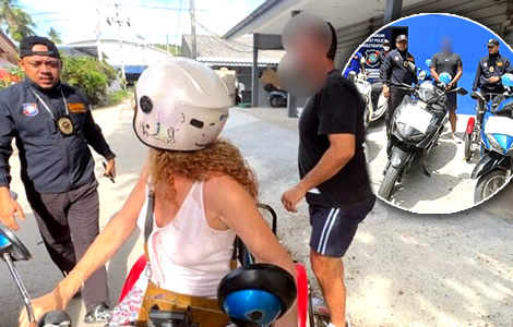Arrogant Lebanese man held on Koh Phangan for illegal business operation have been previously deported
