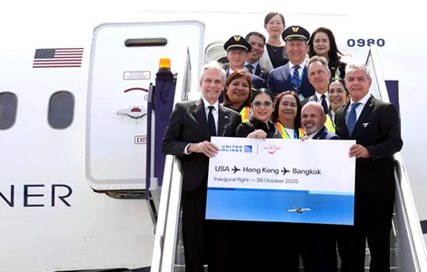 Boost for long haul tourism as America’s United Airlines opens direct flights to and from Thailand