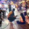 British man dies in horrific big bike accident near an underpass in Chiang Mai early Thursday morning