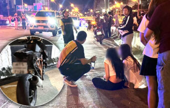 British man dies in horrific big bike accident near an underpass in Chiang Mai early Thursday morning