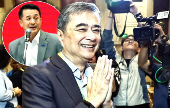 Former Pheu Thai leader welcomes return of Ex Democrat Party PM Abhisit back to frontline politics
