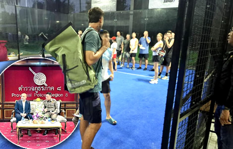 Italian coach the latest to be arrested in crackdown. Top police meet Israeli security official in Phuket