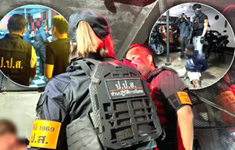 Nigerian arrested with 10 other foreigners who tested positive for illicit drugs in dawn Bangkok pub raid