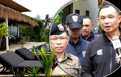 No respite for Koh Phangan foreign business owners with new raids on Tuesday targeting high end villas