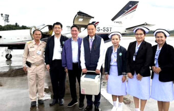 Prime Minister Anutin plays the hero on Tuesday as he personally flew organs donated by 19 year old man 