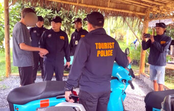 Russian arrested at a motorbike rental business and for retailing illicit substances on Koh Phangan