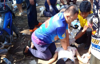 3 elders including grandfather and grandmother die trying to save teenager from drowning in Yasothon