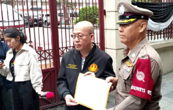 Corruption killer submits evidence of criminality within the Thai Police to the National Police Chief
